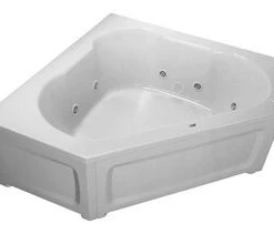 Buy 🔔 PROFLO® Grass Valley 60 x 60 in. Soaker Corner Bathtub in Biscuit ⌛
