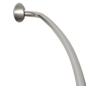 Best Sale ⌛ PROFLO® 6 ft. Curved Shower Rod in Brushed Nickel 👍
