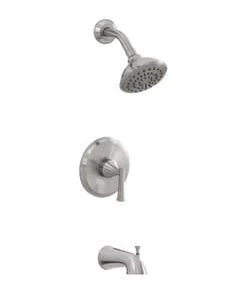 New 😀 PROFLO® Willett Single Handle Single Function Bathtub & Shower Faucet in Brushed Nickel (Trim Only) 💯