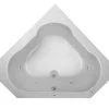 Best Sale ⌛ PROFLO® Grass Valley 60 x 60 in. Soaker Corner Bathtub with Right Drain in Biscuit 👏