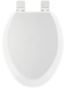 Flash Sale ❤️ PROFLO® Greenwood Elongated Closed Front Toilet Seat in White with Soft Close ⭐