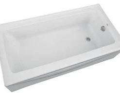 Top 10 💯 PROFLO® Hillsboro 59-3/4 x 30-1/4 in. Soaker Alcove Bathtub with Right Drain in White 🔥