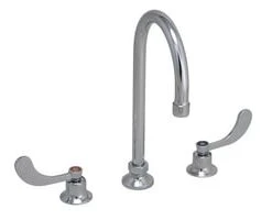 Wholesale 🛒 PROFLO® 1.5 gpm 8 in. Centerset Two Handle UM Gooseneck Bathroom Sink Faucet in Polished Chrome 👍