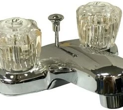 Best deal 🔥 PROFLO® Two Handle Centerset Bathroom Sink Faucet in Polished Chrome 🎉