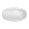 New 😉 PROFLO® Lansford 70 x 40 in. Soaker Drop-In Bathtub with End Drain in White ✨