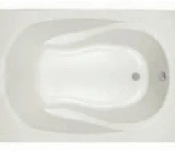 New 🥰 PROFLO® Lansford 60 x 32 in. Soaker Drop-In Bathtub with End Drain in White ✔️