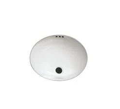 Budget ✨ PROFLO® Comstock 15 x 12 in. Oval Vitreous China Undermount Bathroom Sink in White 👏