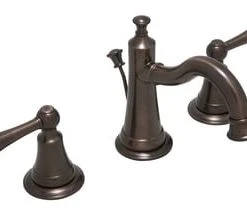 Best Sale 🔔 PROFLO® Bartlett Two Handle Widespread Bathroom Sink Faucet in Oil Rubbed Bronze ⭐