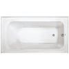 Best deal 👍 PROFLO® Plus Series 66 x 36 in. Soaker Alcove Bathtub Left Drain in Biscuit 🛒