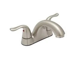 Outlet ✔️ PROFLO® Two Handle Centerset Bathroom Sink Faucet in Brushed Nickel ⌛