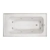 Cheapest ✨ PROFLO® Plus A Series 59-3/4 x 32 in. Whirlpool Alcove Bathtub Right Drain in Biscuit ⭐