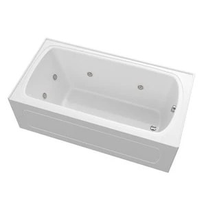 Hot Sale 🧨 PROFLO® Plus A Series 59-3/4 x 32 in. Whirlpool Alcove Bathtub Right Drain in White ⭐