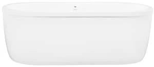 Cheapest 👏 PROFLO® Borealis 66 x 36 in. Soaker Freestanding Oval Bathtub in White ⌛