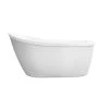Discount 💯 PROFLO® Bingham 59 x 32 in. Freestanding Bathtub with End Drain in White 🧨