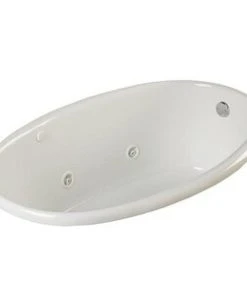 Flash Sale 👏 PROFLO® Plus A Series 70 x 40 in. Whirlpool Drop-In Bathtub with End Drain in Biscuit 🔥