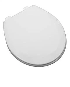 Budget ✨ PROFLO® Camas Round Closed Front Toilet Seat with Cover in White ⭐