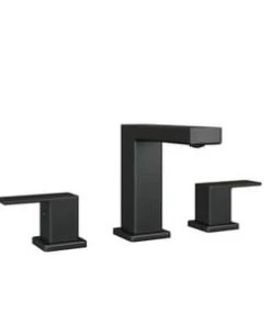 Best Pirce 🔔 PROFLO® Kelper Two Handle Widespread Bathroom Sink Faucet in Matte Black ⭐