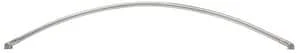 Best Sale 💯 PROFLO® 5 ft. Wall Mount Curved Shower Rod in Brushed Nickel ⭐ - Image 2