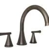 Promo 🧨 PROFLO® Willett Two Handle Roman Tub Faucet in Oil Rubbed Bronze Trim Only 🔔