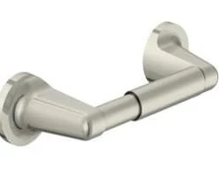 Promo 🧨 PROFLO® Gerald Concealed Mount and Wall Mount Toilet Tissue Holder in Brushed Nickel ✨