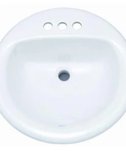 Best Pirce 😍 PROFLO® Getchell Drop-in Basin in White 👍