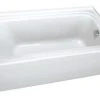 Flash Sale 🎁 PROFLO® Plus Series 60 x 42 in. Soaker Alcove Bathtub with Left Drain and Integral Skirt in White 🌟