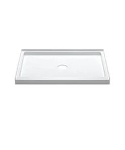 Promo 🌟 PROFLO® Hammond 48 x 36 in. Rectangle Shower Base in White 🤩