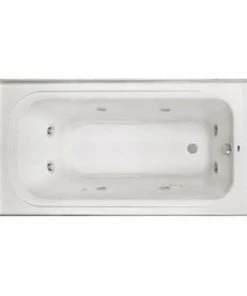 Brand new 👍 PROFLO® Plus A Series 59-3/4 x 32 in. Whirlpool Alcove Bathtub Left Drain in Biscuit ⌛