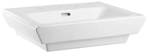 Outlet 👏 PROFLO® Kenai 23 x 18-1/2 in. Rectangular Fireclay Pedestal Bathroom Sink, 4 in. Centerset in White 💯