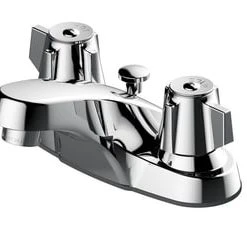 Hot Sale 🌟 PROFLO® Kinross Two Handle Centerset Bathroom Sink Faucet in Polished Chrome 🌟
