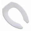 Best Sale ⭐ PROFLO® Elongated Open Front Toilet Seat in White ⌛