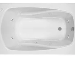 Cheapest ⌛ PROFLO® Lansford 60 x 32 in. Whirlpool Drop-In Bathtub with End Drain in White ✨