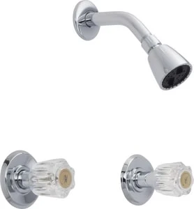 Deals 🤩 PROFLO® 1.8 gpm Wall Mount Shower Faucet with Double Knob Handle in Polished Chrome ✔️