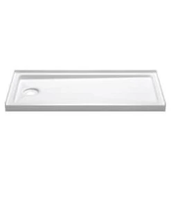 Flash Sale 🛒 PROFLO® Hammond 60 x 30 in. Rectangle Shower Base in White 🎉