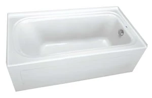Flash Sale 🛒 PROFLO® Plus A Series 72 x 42 in. Soaker Alcove Bathtub Right Drain in Biscuit 🔔