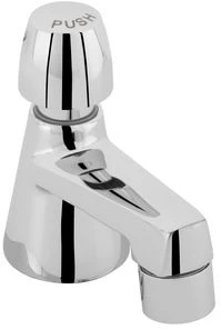 Cheap 😀 PROFLO® 1.2 gpm Single Hole Single Handle Deck Mount Metering Bathroom Sink Faucet in Polished Chrome 💯