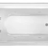 Coupon ⌛ PROFLO® Plus Series 66 x 36 in. Whirlpool Alcove Bathtub Right Drain in Biscuit ⌛