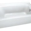 Flash Sale ⌛ PROFLO® Plus A Series 72 x 42 in. Whirlpool Alcove Bathtub Left Drain in Biscuit ✨