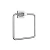 Coupon 🎉 PROFLO® Kelper Rectangular Closed Towel Ring in Chrome ❤️