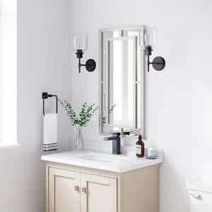 New ⌛ PROFLO® Kelper Rectangular Closed Towel Ring in Matte Black 🎁 - Image 4