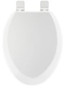 New 🌟 PROFLO® Greenwood Elongated Closed Front Toilet Seat in White ✨