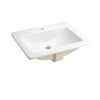 Hot Sale ⌛ PROFLO® Hoffman 21-1/4 x 17-3/4 in. Rectangular Vitreous China Drop-in Bathroom Sink, Single Hole in White 👏