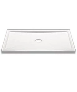 Discount ❤️ PROFLO® Hammond 59-7/8 x 41-7/8 in. Rectangle Shower Base in White 🔔