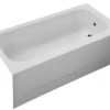 Cheapest ❤️ PROFLO® S-Series 60 x 30 in. Soaker Alcove Bathtub Left Drain in White ✔️