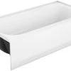 Cheap 🥰 PROFLO® Folsom 60 x 30 in. Alcove Bathtub with Left-Hand Drain in Bone 🧨