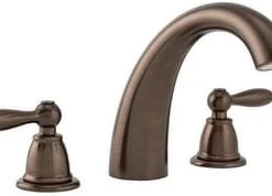 Deals 🛒 PROFLO® Bothwell Two Handle Roman Tub Faucet in Oil Rubbed Bronze (Trim Only) 🔔
