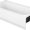 Hot Sale 😉 PROFLO® Folsom 60 x 30 in. Alcove Bathtub with Right-Hand Drain in Bone 🎁