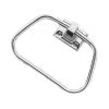 Best reviews of ❤️ PROFLO® Square Closed Towel Ring in Polished Chrome ✨