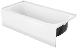 Hot Sale ❤️ PROFLO® Folsom 60 x 30 in. Soaker Alcove Bathtub with Right Drain in Biscuit 🎁
