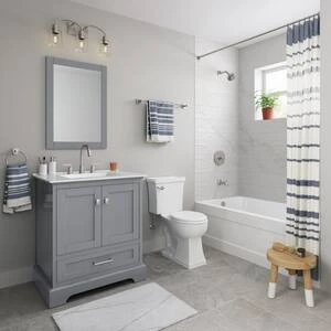 Cheap 👏 PROFLO® Pixley Two Handle Roman Tub Faucet in Brushed Nickel Trim Only 🔔 - Image 2